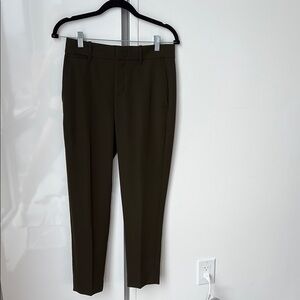 Vince Women's Crop Dark Olive Green Pants